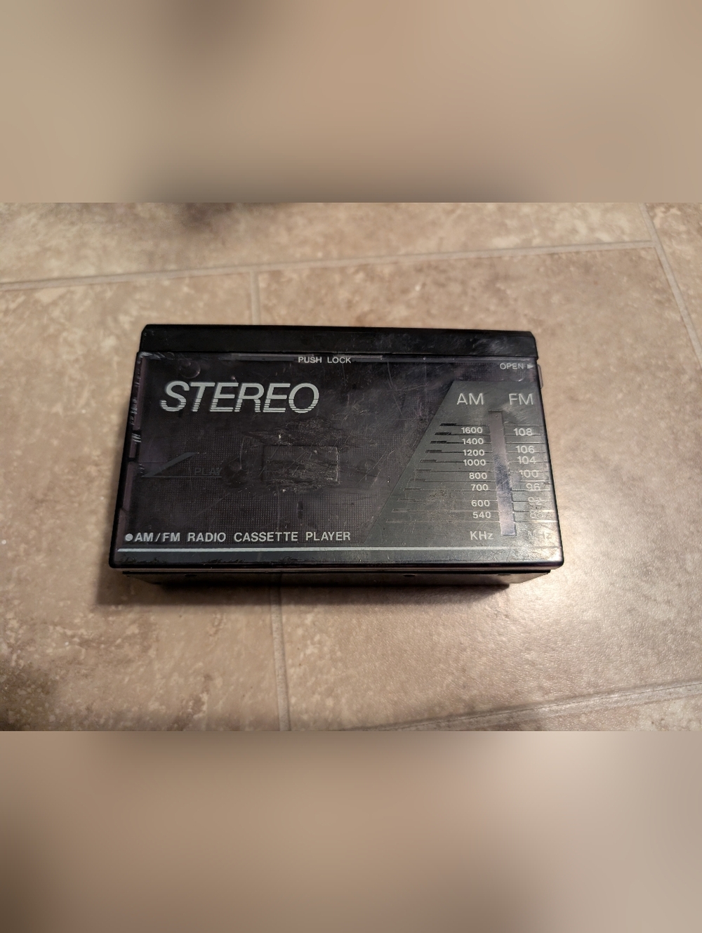 Vintage International AM/FM Stereo Cassette Player C1...TESTED